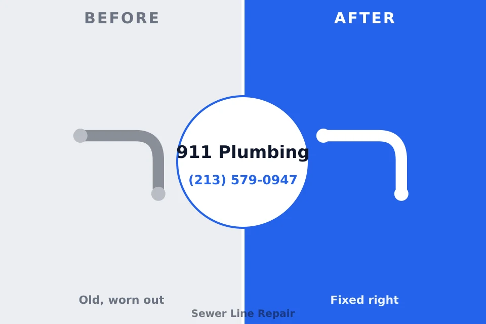 Before and after: plumbing company Summit, AZ